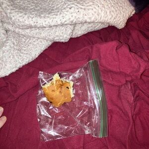 Used hamburger and fried rice